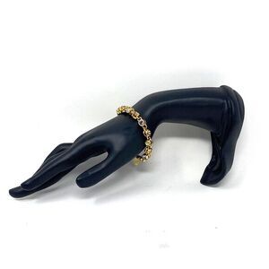 Nolan Miller Glamour Collection‎ Multi Color Gemstone Bracelet Stamped